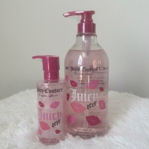 Juicy Couture Berry Kiss Body Wash & Shimmering Body Oil Set
